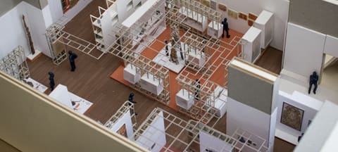 Maquette d'étude d'un aménagement intérieur réalisée par le cabinet
