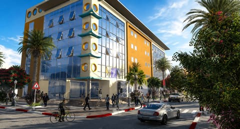 Hôtel 4 étoiles à Zéralda — perspective du projet