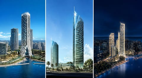Tours de grande hauteur dans le Golfe : Duja Tower et Tameer Towers